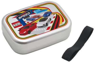 Skater Bento Box 370ml Tomica 23 Aluminium Warmhaltbar für Kinder Hergestellt in Japan ALB5NV-A