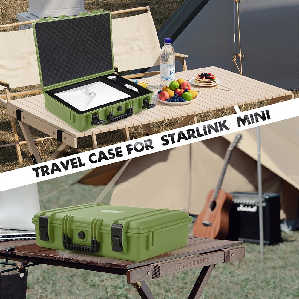 Hard Carrying Case for StarLink Mini Kit Hard-Shell Storage Case Anti Fall Portable Storage Bag for StarLink Mini Accessories