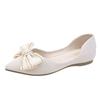 Single shoes women's spring and autumn 2025 new Korean version versatile fashion shallow mouth pointed flat shoes Doudou shoes maternity shoes