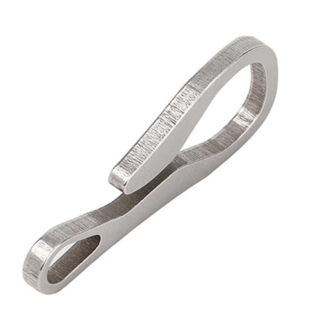Multifunctional Belt Key Holder Small Keychain Hook Lightweight Keyring Clasp Money Clip Stainless Steel Keychain Clip