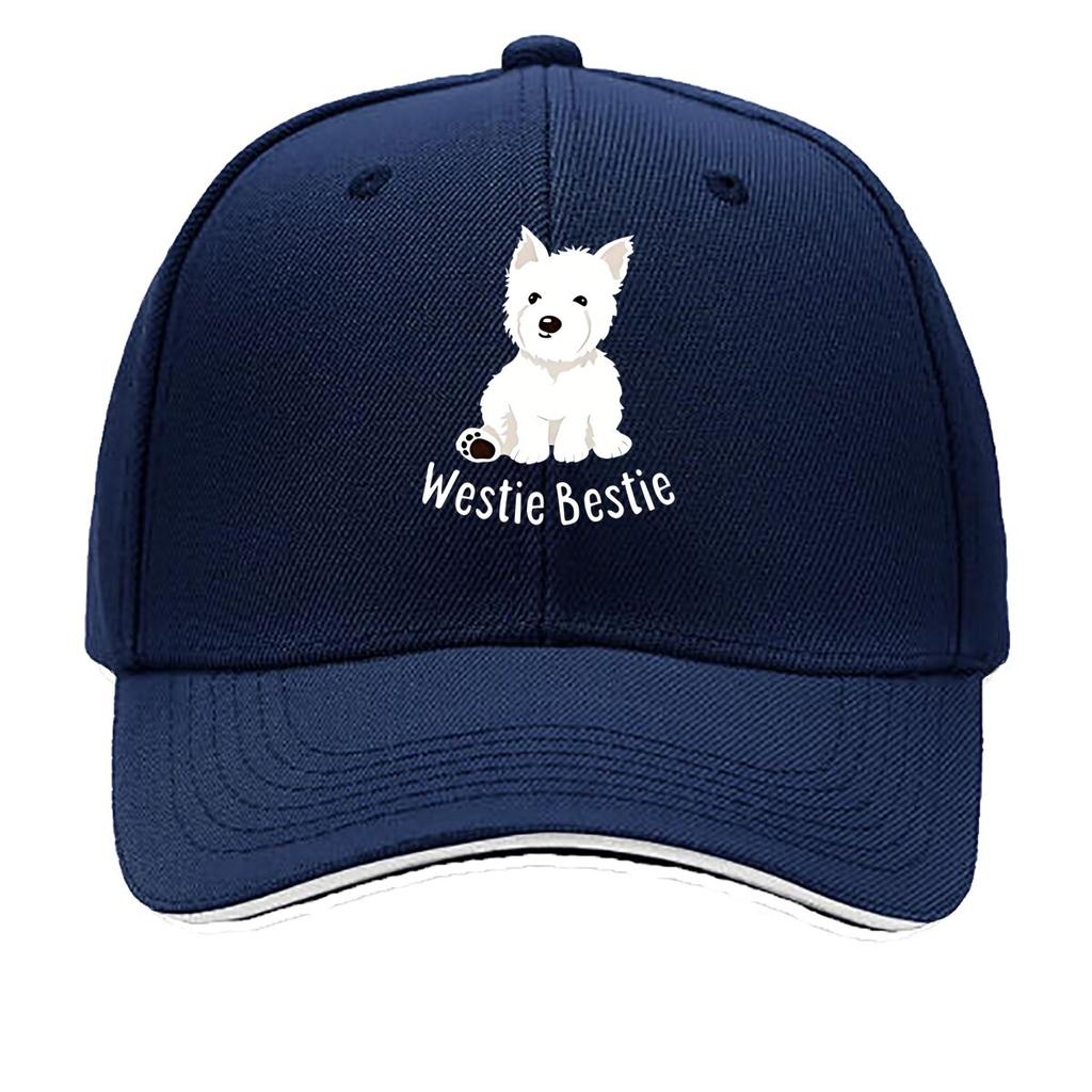 Casual Sports Baseball Cap for Unisex with a Fun Letter Dog Print Adjustable And Suitable for Outdoor Sandwich Baseball Cap