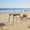 Folding Picnic Table Lightweight Height Adjustable Camp Foldable Outdoor Furniture for
