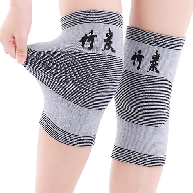 Bamboo Charcoal Knee Pads Four Seasons Warm Knee Pads Air Conditioning Room Thin Breathable Leg Knee Joint Protective Cover