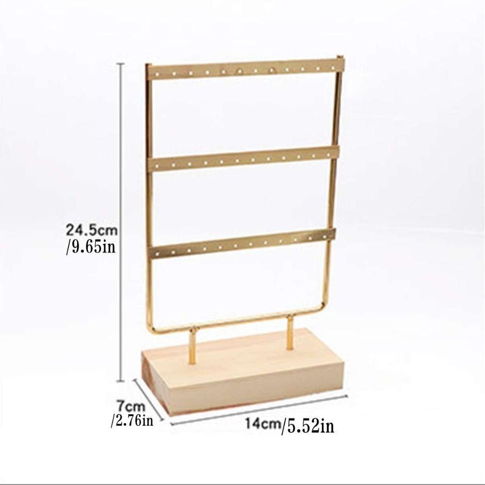 

Багаторівнева металева підставка для прикрас, підставка для сережок, стійка для зберігання сережок, тримач для намиста D