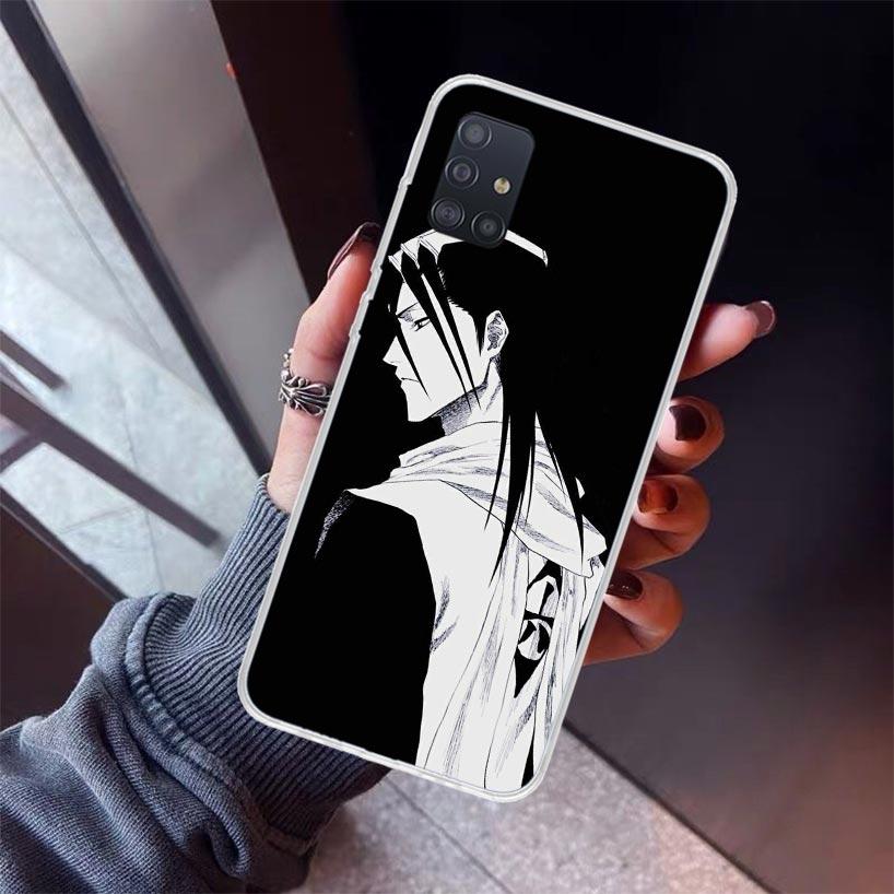 Bleach Kuchiki Byakuya Phone Case For Samsung Galaxy A52 A51 A50S A32 A22 A12 A02S A72 A71 A31 A70 A30S Note 20 Ultra 10 Plus S1