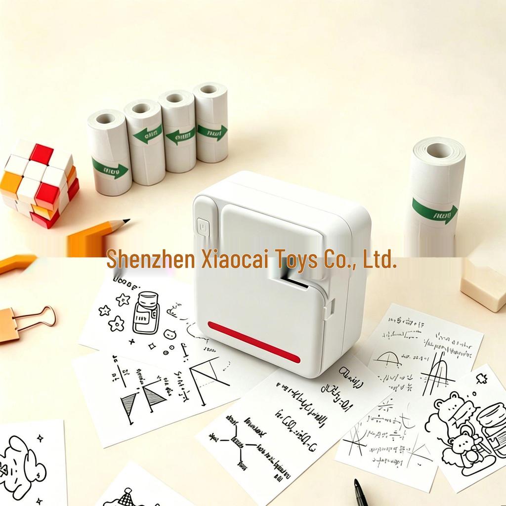 Compact Bluetooth Thermal Label Printer for Sticky Notes and Adhesive Stickers