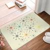 Atomic Retro Anti-slip Doormat Floor Mat Absorbent Mat Carpet Rug for Kitchen Entrance Home Living Room Footpad Mats