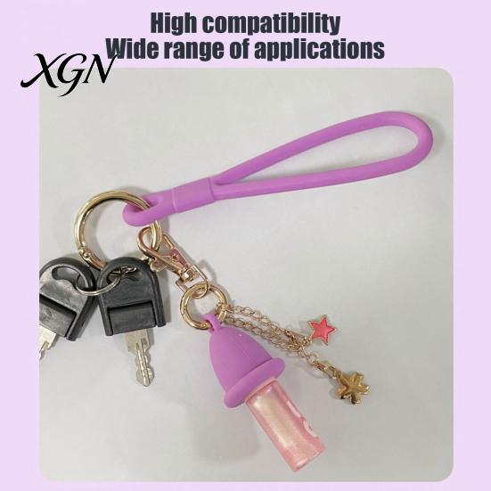 Flexible Silicone Wrist Loop Water Bottle Handle Strap, Universal Lanyard, Lightweight School Gadget Carrying Rope Portable Rubber Holder, Anti