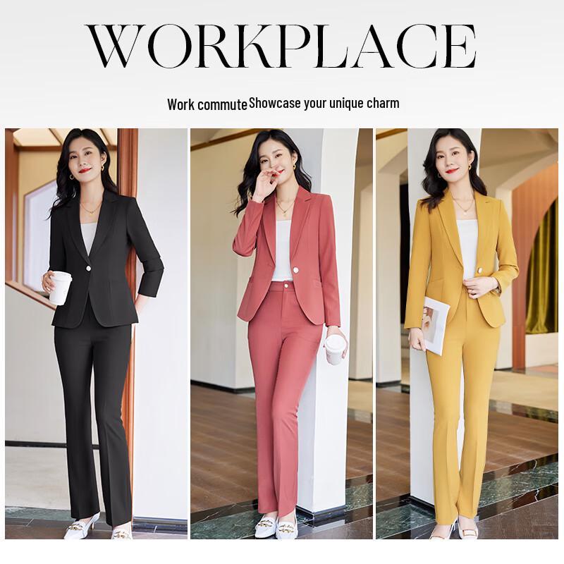 Women's Professional Blazer & Pants Suit Set