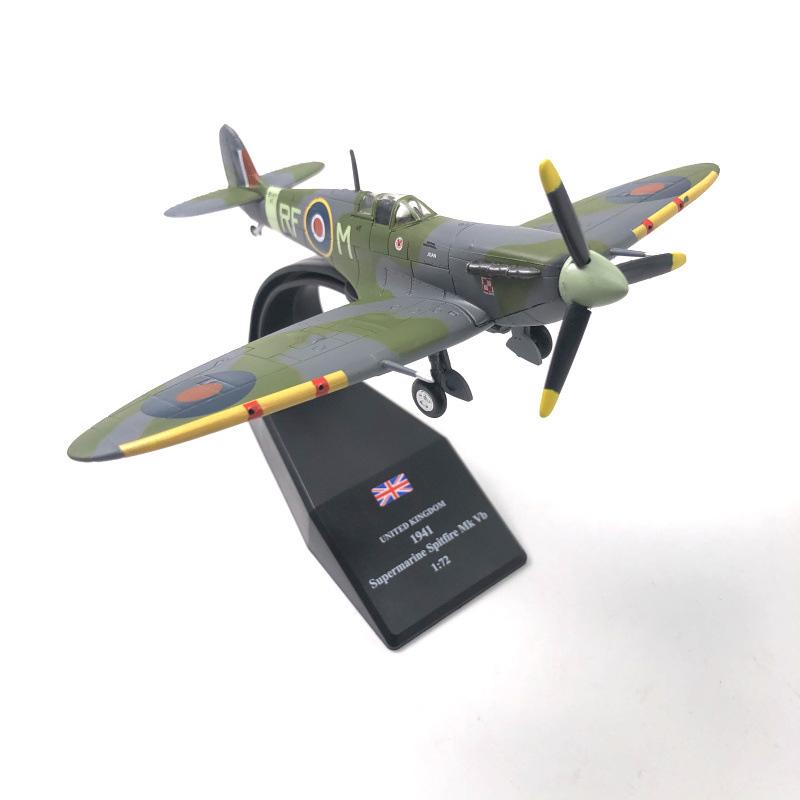 Jason Tutu 1/72 Scale Spitfire Fighter Diecast Metal Military Aircraft Model Collection Drop Shipping