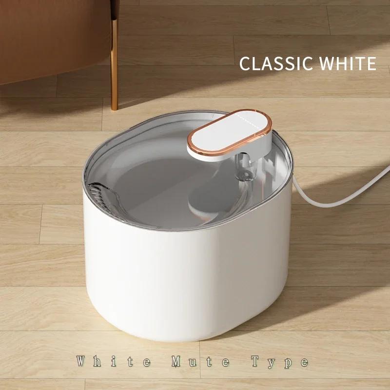 Automatic Mute Water Feeder Bowl, Auto Electric Pet Drinking Dispenser for Cat Dog, 3L USB Charge Pet Cat Water Fountain
