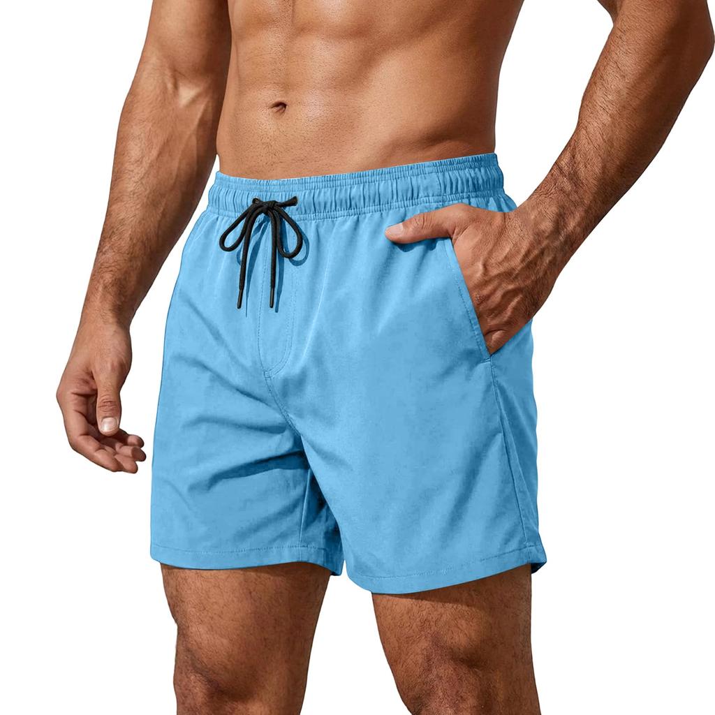 Men's Summer Drawstring Casual Shorts Men's Fashion Sports Shorts