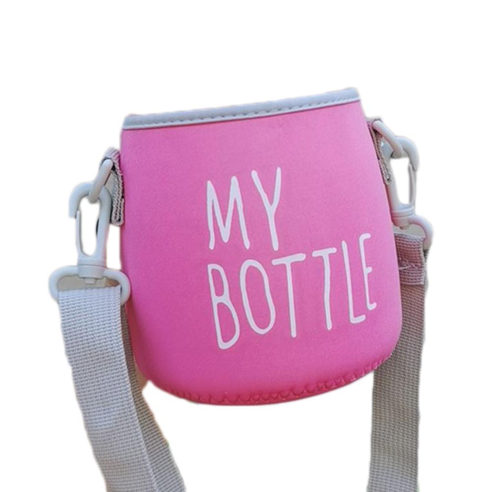 

With Strap Vacuum Cup Sleeve Universal Cup Sleeve Outdoor Sport Camping Accessories rose red-with strap