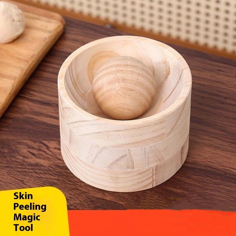 Wood Dumpling Maker Press Tool Wood Mold And Ball Manual Dough Skin Presser Hand Pie Rolling Tool Quick Dumpling Wrapper Maker