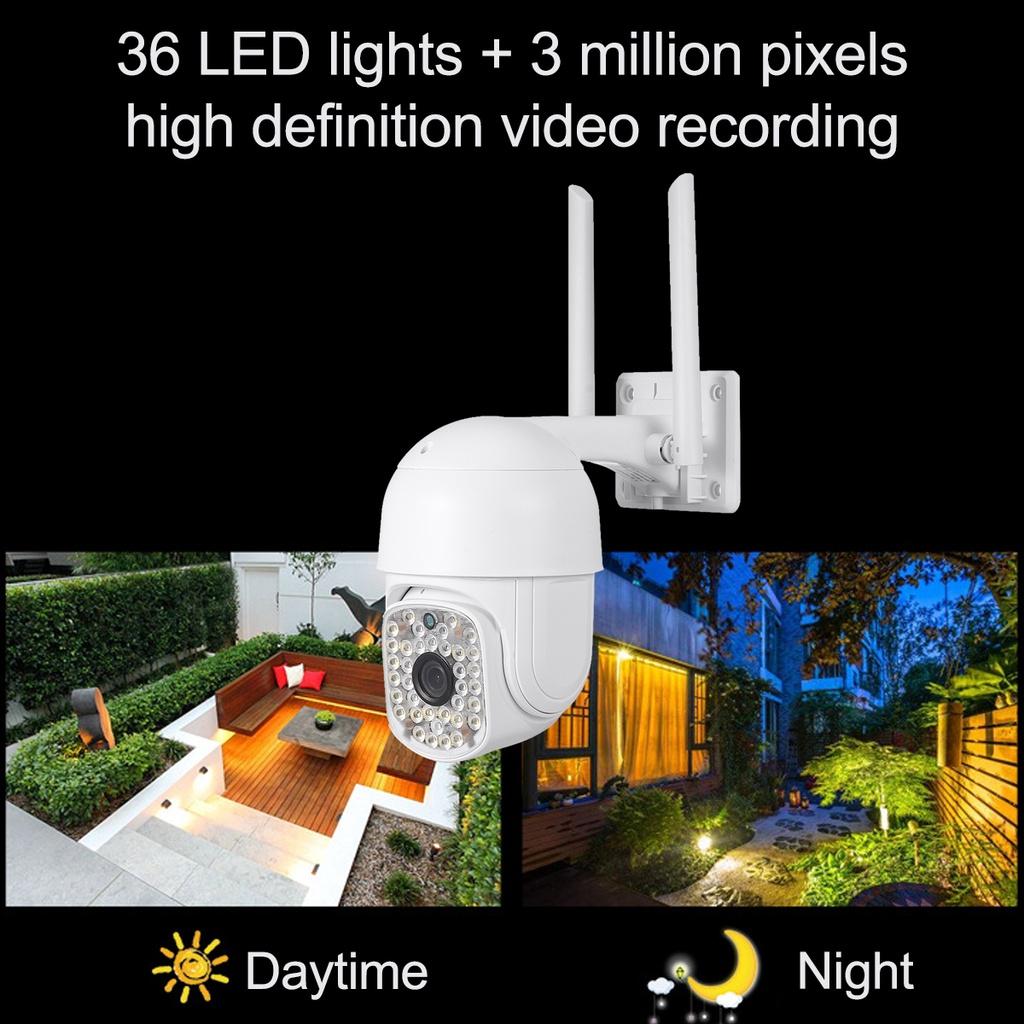 3.0MP IP Camera 5G WiFi Baby Monitor 12V 1080P Indoor CCTV Security Camera Video Surveillance Auto Tracking Home Camera 36 PCS