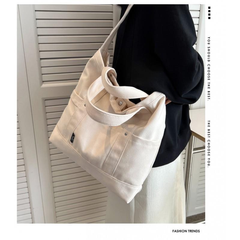 Japanese Canvas Bag Female College Students 2026 New Large-capacity Shoulder Harajuku Style Literary Cross-body