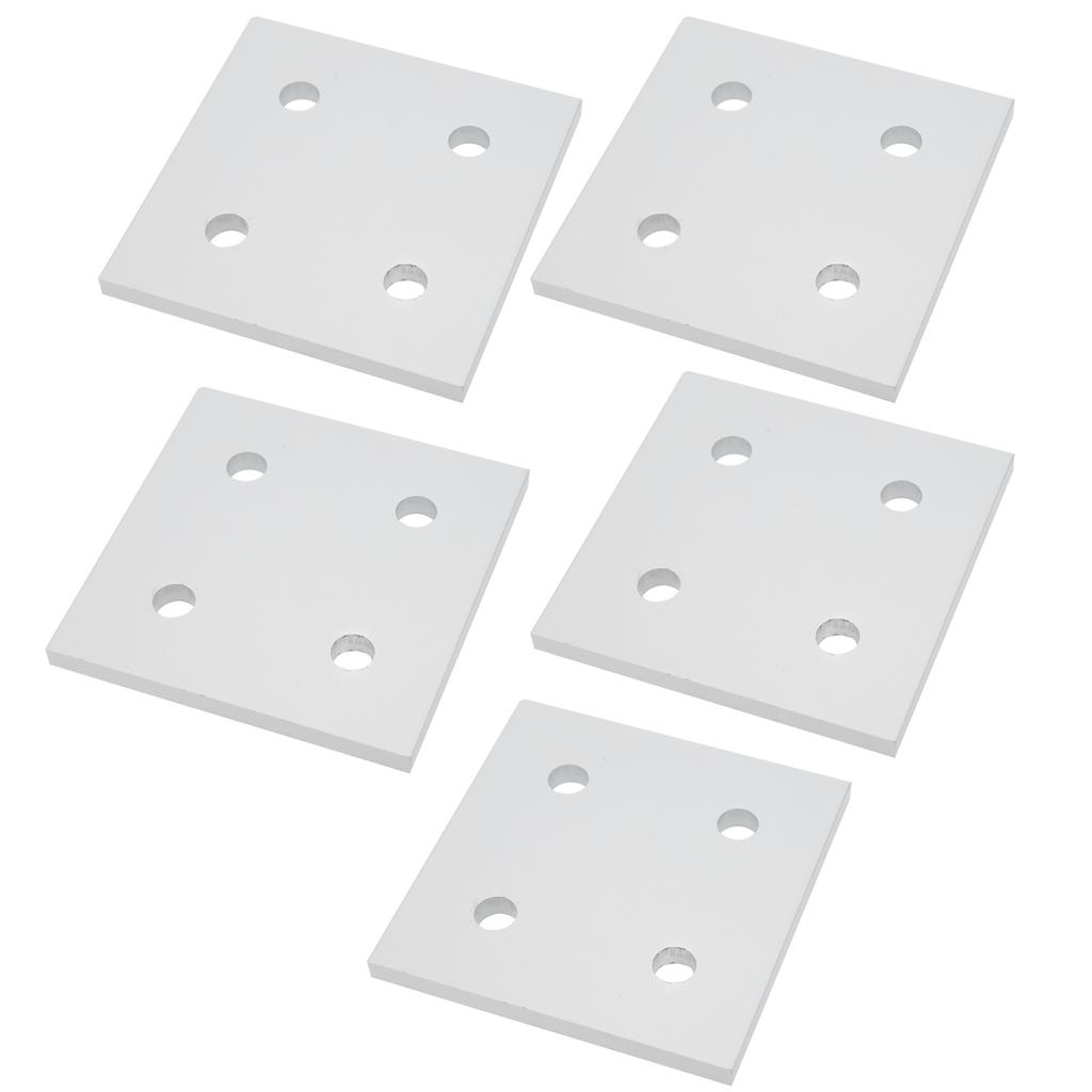 5Pcs 4?Hole Vertical Connecting Plate for Aluminium Extrusion Profile Joining Board8080