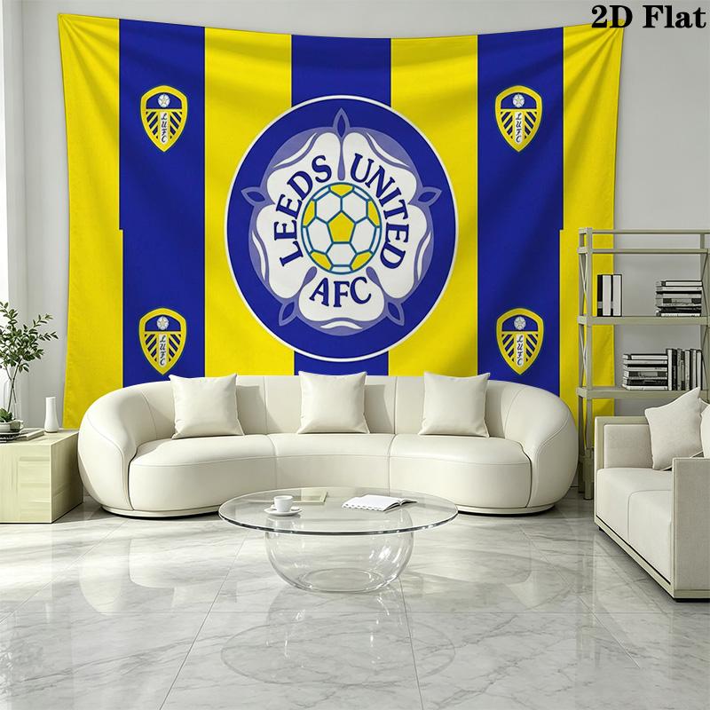 Стена Leeds United Настенный Гобелен Эстетичное Настенное Украшение Печатная Ткань Одеяло Декоративные Гобелены для Спальни Гостиной Домашний Декор