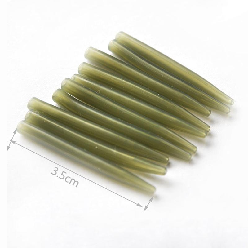 40Pcs Karpfen Angeln Zubehör Blei Clip Quick Change Swivel Schwanz Gummi Hülse