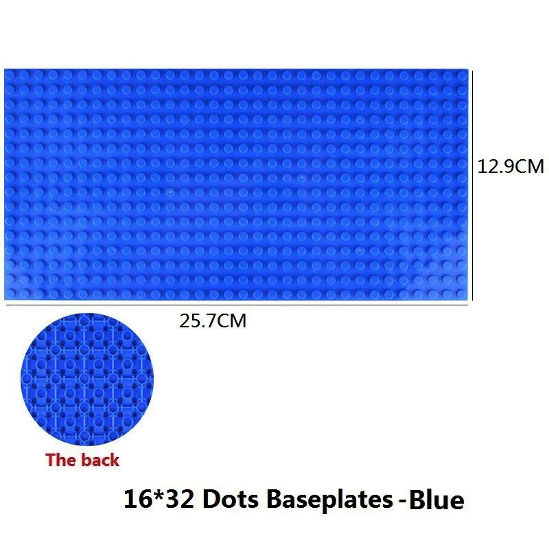 32x32 32x16 Dots Classic Building Blocks Base Plate MOC DIY Plastic Colorful Classic Brick Compatible for City Figures Kids Toy