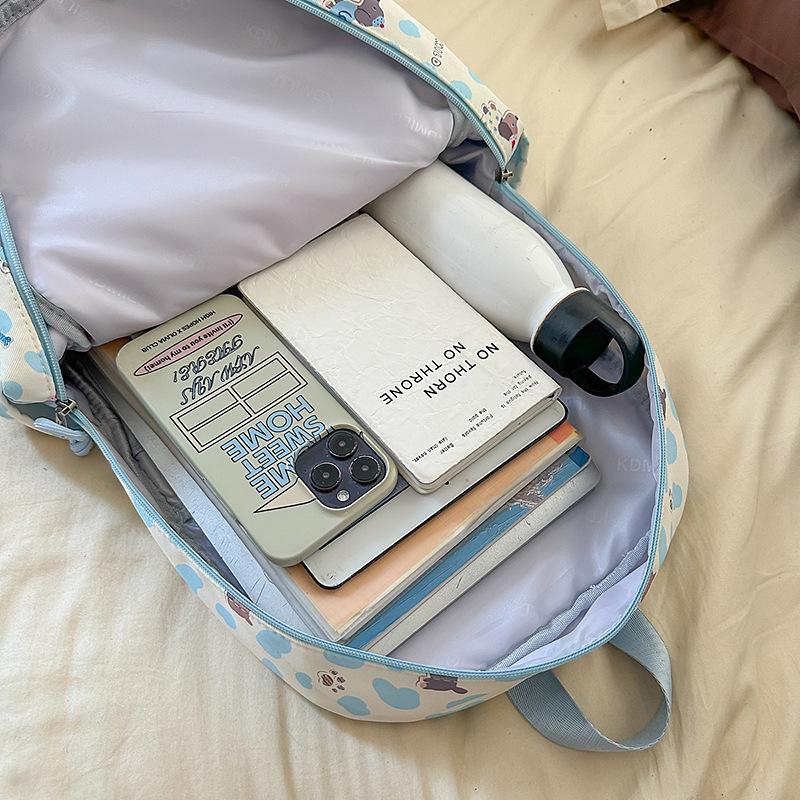 Schoolbag new high-value Japanese ins fresh, sweet and cute puppy puppy pain bag junior high school students lightweight backpack