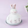 Cartoon Bunny Ceramic Butter Dish
