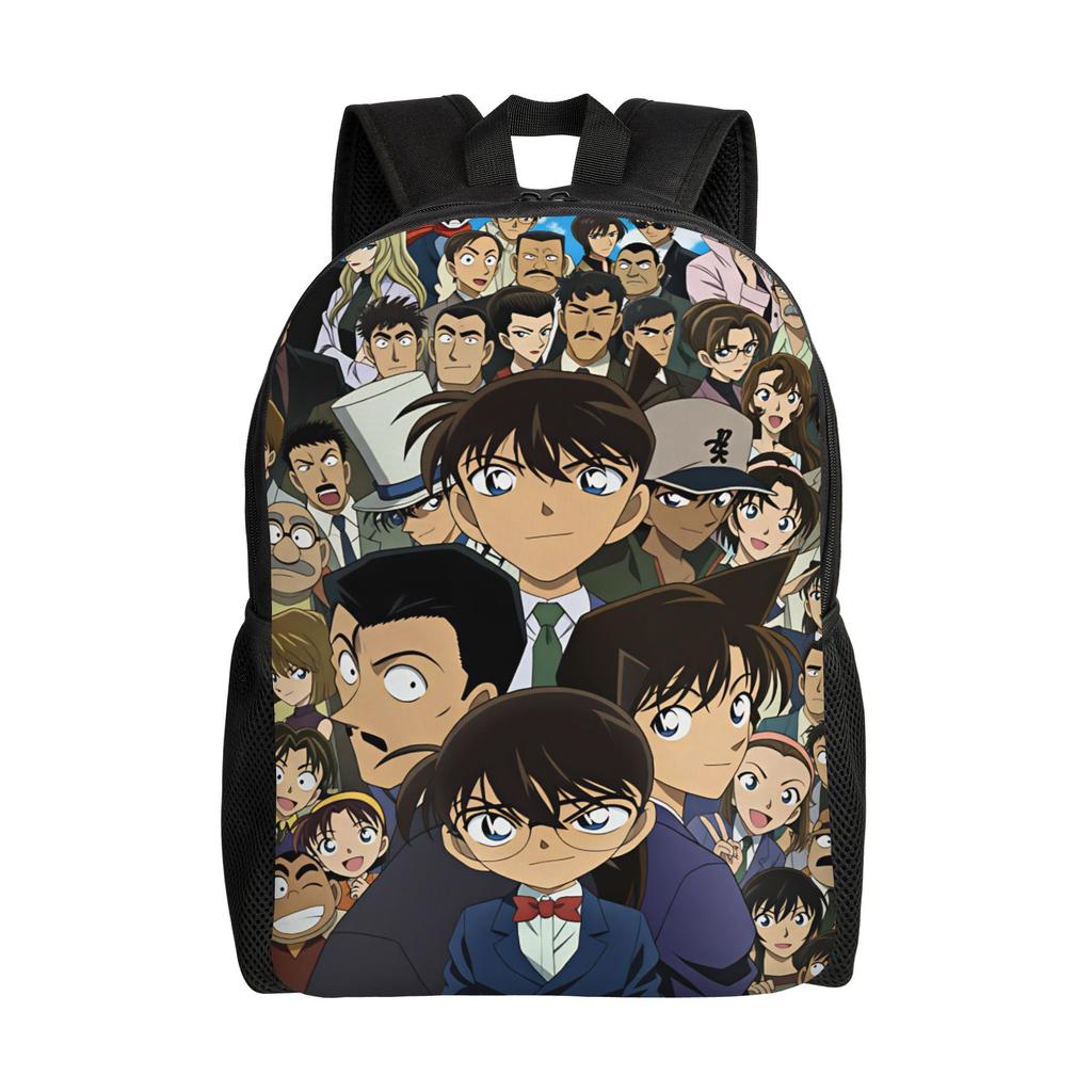 Detectives Conans Rucksack College Knapsacks Male Unique Learner Bags Designer Cushy Rucksack Made with Attention to Detail