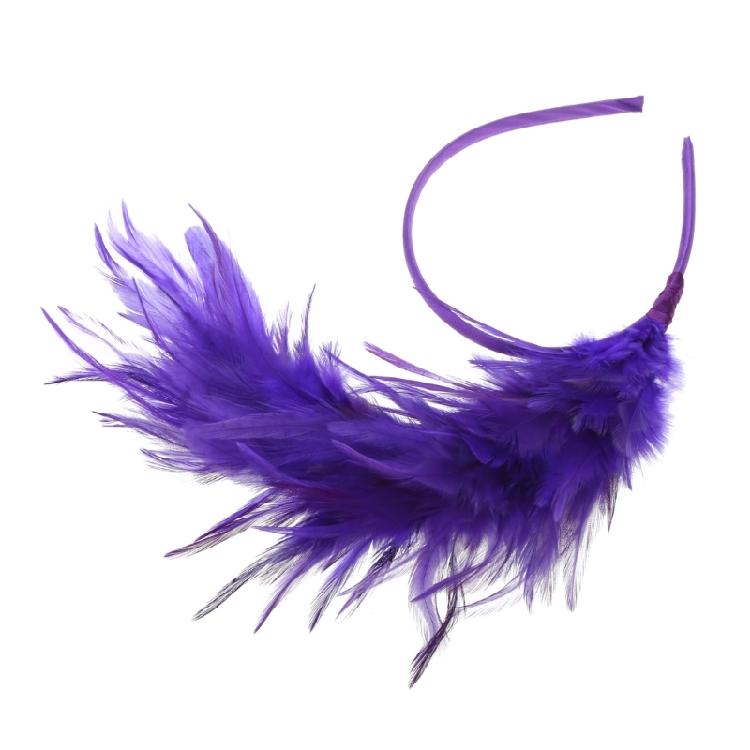Flapper Feather Headband Burlesque Headpiece Flapper Headpiece Feather Headband