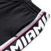 Li Ning Sports Série Basketball Imprimé Lettres Pantalon de Sport Jambe Droite Homme Bas Noir AKLR943-2