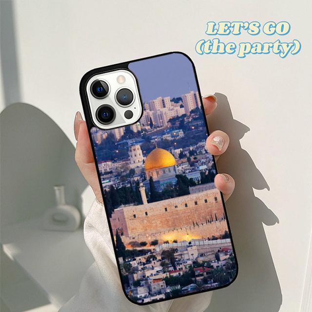 

Autumu Jerusalem Building Phone Case Cover for iPhone 17 Air 16 16e 15 12 11 13 14 Pro Max Apple Plus Coque iPhone 13