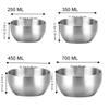 Anti-scalding Korean Style Stainless Steel Rice Bowl Double Layer Soup Bowl Kimchi Bowl  Restaurant