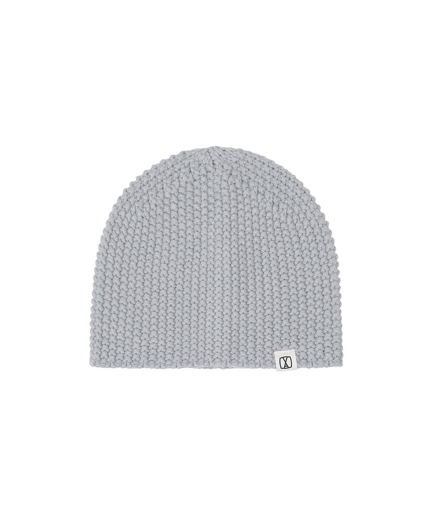 Bajal Va Square Label Cozy Beanie Grey