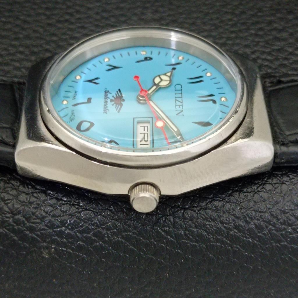 JAPAN MENS VINTAGE CITIZEN AUTOMATIC 8200 WATCH A500309-2 R151b-a500309
