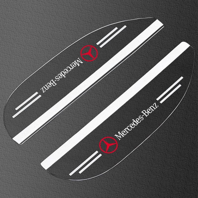 2Pcs Car Rear View Mirror Sticker Rain Eyebrow Auto Side Mirror RainProof Cover For Mercedes Benz A200 A180 W177 CLA GLA AMG A C E S CLS Class