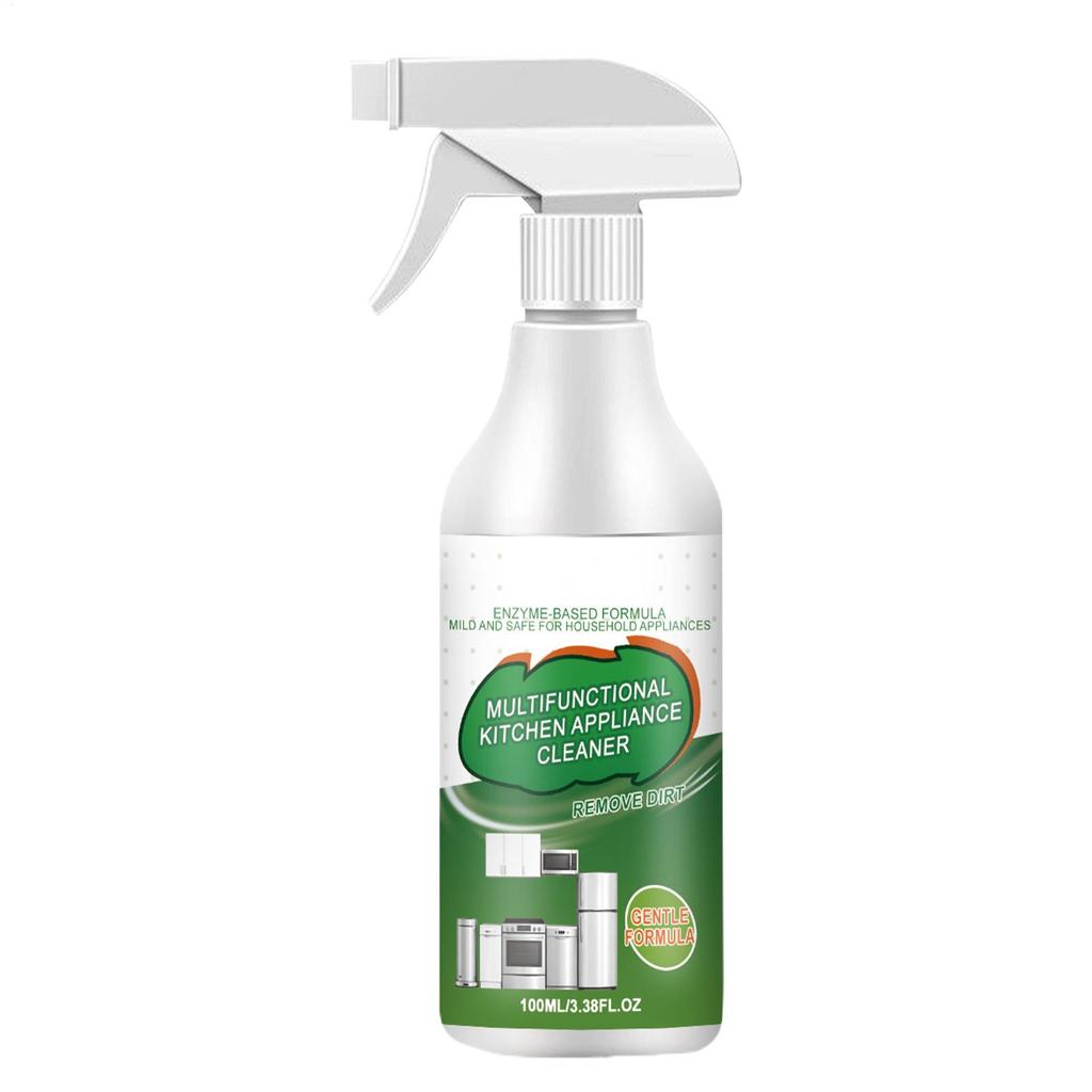 Kitchen Cleaning Spray 100ml Kitchen Grease Oil Remover Spray Effortless Cleaning of Stovetops Ovens Range Hoods Cleaning