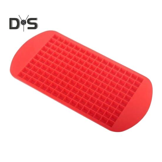 Mini silikonové formičky na ledové kostky 160 dutin Formičky na led bez BPA Snadné vyjímání Opakovaně použitelné Výrobník malých ledových kostek na whisky koktejly nápoje kávu