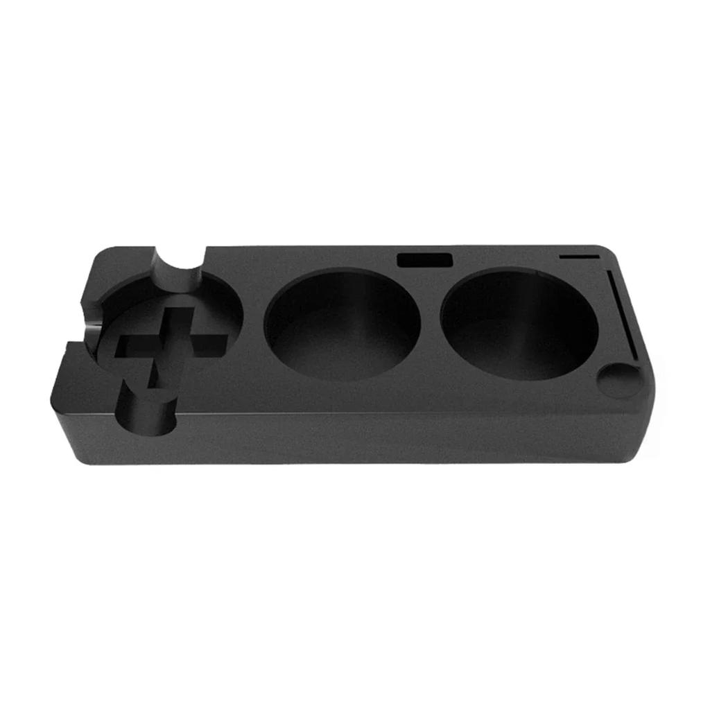 Espresso Coffee Tamping Station with Tamper Base and Portafilter Holder for ES601 655 701 Black Coffee Bar Tool