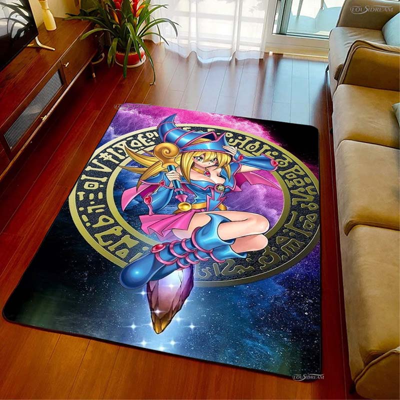 Dark Magician Carpet for Living Room Bedroom Rug Door Kitchen Kid Unslip Floor Mats Birthday gift photography props Alfombra Rug