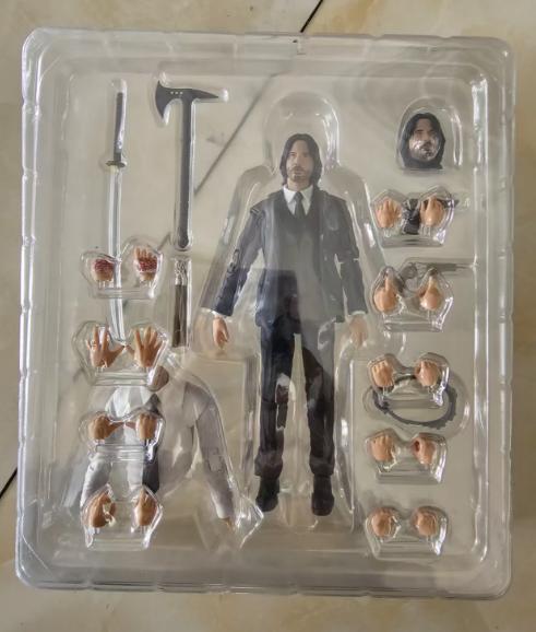 Mafex 212 John Wick Capitolo 4 Articolato PVC Collezionabile Articolazioni Mobili Action Figure Giocattolo