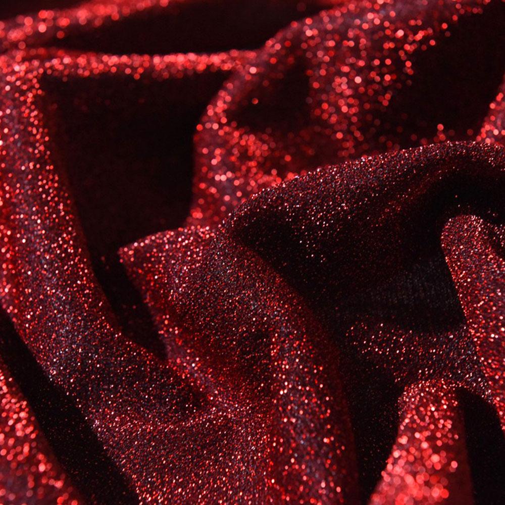 

Glitter Knitted Stretch Mesh Fabric Starry Sky Design Wedding Decorative DIY Crafts Skirt Curtain Party Supply Cloth Accessories 50cmX150cm вино красного