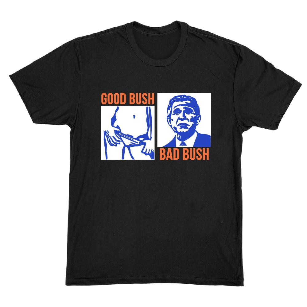 

Винтажная футболка унисекс «Good Bush Bad Bush» с забавным Джорджем Потусом, США