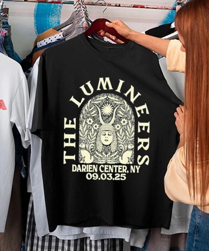 The Lumineers Darien Center New York Sep 03 2025 T-shirt S-5XL Comfort Colors Unisex T-Shirt L
