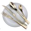 4piece Rainbow Black Flatware Cutlery Set  Stainless Steel Dinnerware Sharp Steak Dinner Knives Forks Tea Spoons Tableware Set