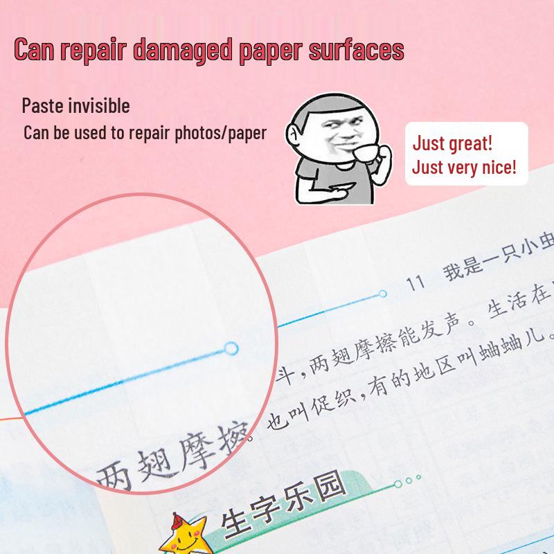 Transparent Translucent Tape for Students: Organize, Write, and Paste Seamlessly