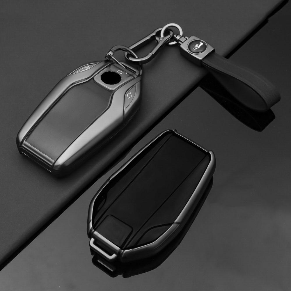 Grey Tpu Key Case For Bmw G30 G12 G11 G32 G31 5 7 Series I8 I12 I15 G01 X3 X4 G02 G05 X5 G07 X7 Accessories Led Display
