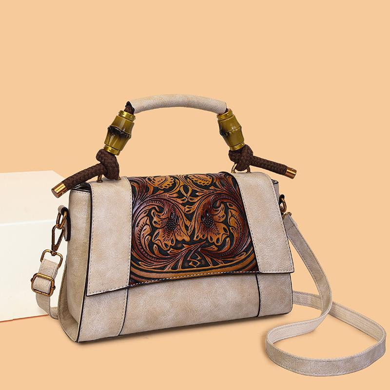 Vintage Luxury Embossed PU Leather Women Tote Bags Fashion High Quality Shoulder Crossbody Bag Designer Ladies Purse and Handbag
