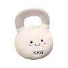 Spielerisches ÜbungswurfkissenSpielzeug Weicher Plüsch Kettlebell Sensorische Entwicklung Babygeschenk Weiß