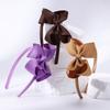 1 Pc Candy Color Cute Girls Headbands Kids Solid Bowknot Hair Bands Lovely Handmade Headwear Children Hair Accessories