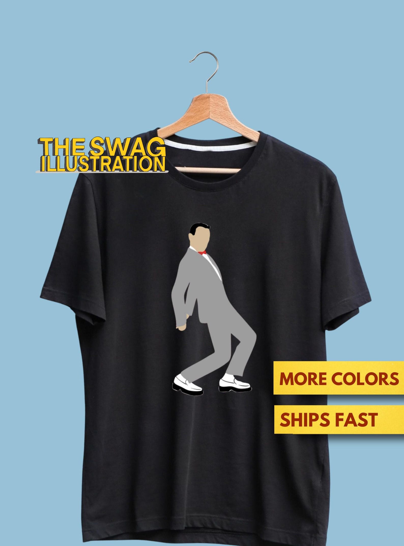 Pee Wee Herman Shirt, Paul Reubens Shirt, Peewee Herman Shirt Premium Ultra Soft Tee L