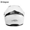 DOT Certified Flip-up Motorcycle Helmet for Men & Women - All-Season Full Face Helmet